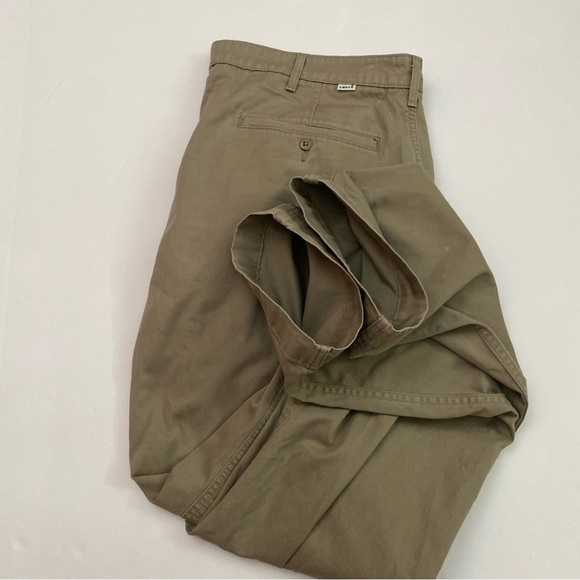 Levi's Two Hose Brand Khaki Pants Men’s Size 38 X 34 Chino Straight  Flat Front - Picture 12 of 16